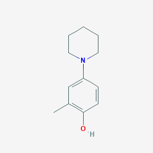 2-methyl-4-piperidin-1-ylphenol