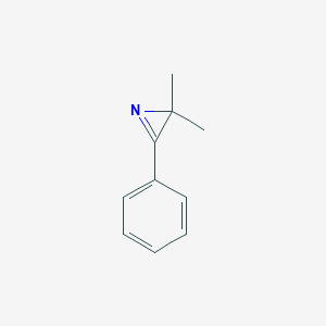 molecular formula C10H11N B8684029 2,2-Dimethyl-3-phenylazirine CAS No. 14491-02-2