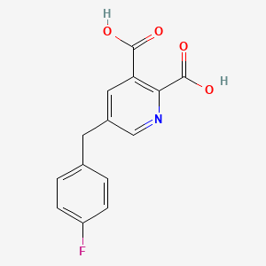5-(4-Fluorobenzyl)-2,3-pyridinedicarboxylic acid