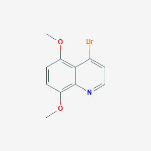 molecular formula C11H10BrNO2 B8684099 4-Bromo-5,8-dimethoxyquinoline 