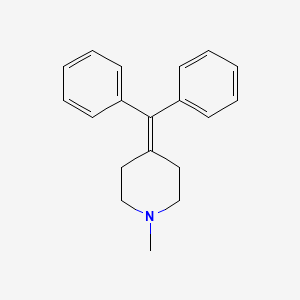 molecular formula C19H21N B8684155 Piperidine, 4-(diphenylmethylene)-1-methyl- CAS No. 6071-93-8