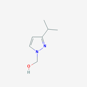 molecular formula C7H12N2O B8684190 [3-(propan-2-yl)-1H-pyrazol-1-yl]methanol 
