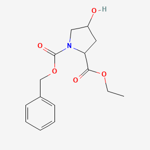 1-Benzyl 2-ethyl 4-hydroxypyrrolidine-1,2-dicarboxylate