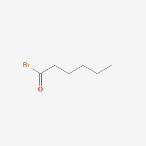 molecular formula C6H11BrO B8684340 Hexanoyl bromide CAS No. 51499-41-3