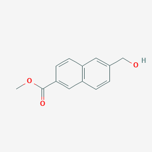 molecular formula C13H12O3 B8684353 Methyl 6-hydroxymethyl-2-naphthalenecarboxylate 