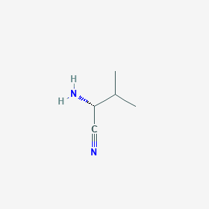 molecular formula C5H10N2 B8684375 (2R)-2-amino-3-methylbutanenitrile 