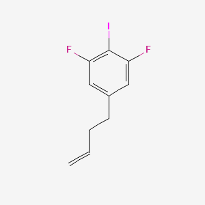 B8684385 5-(But-3-en-1-yl)-1,3-difluoro-2-iodobenzene CAS No. 797049-15-1