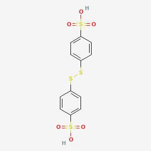 4-[(4-Sulfophenyl)disulfanyl]benzenesulfonic acid