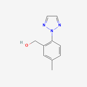 (5-methyl-2-(2H-1,2,3-triazol-2-yl)phenyl)methanol