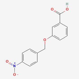 molecular formula C14H11NO5 B8684455 3-(4-Nitrobenzyloxy)benzoic acid 