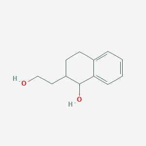 molecular formula C12H16O2 B8684480 1-Hydroxyl-2-(2-hydroxyethyl)-1,2,3,4-tetrahydronaphthalene 