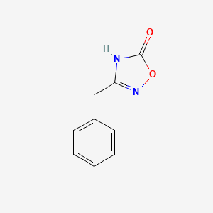 molecular formula C9H8N2O2 B8684611 3-Benzyl-1,2,4-oxadiazol-5(2H)-one CAS No. 23589-80-2