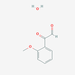 molecular formula C9H10O4 B8684672 2-Methoxyphenylglyoxal hydrate 