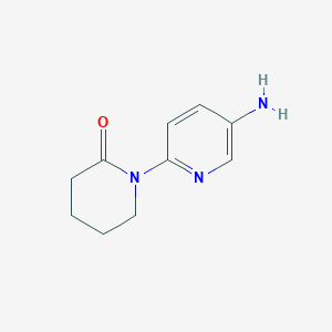 molecular formula C10H13N3O B8684851 5'-Amino-3,4,5,6-tetrahydro-[1,2']bipyridinyl-2-one 