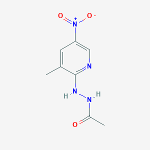 N'-(3-methyl-5-nitropyridin-2-yl)acetohydrazide