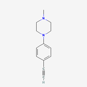 molecular formula C13H16N2 B8684875 1-(4-Ethynylphenyl)-4-methylpiperazine 