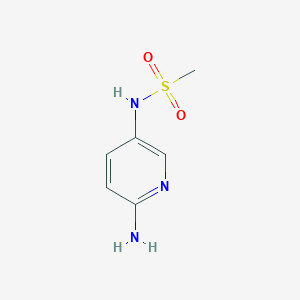 molecular formula C6H9N3O2S B8684902 N-(6-amino-pyridin-3-yl)-methanesulfonamide 