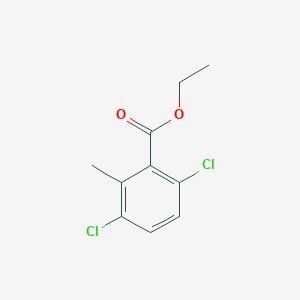 molecular formula C10H10Cl2O2 B8684933 Ethyl 3,6-dichloro-2-methylbenzoate 