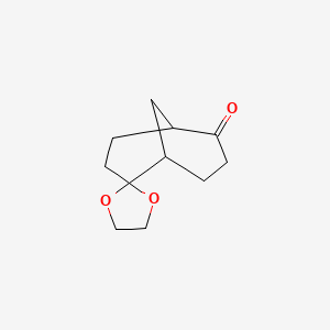 molecular formula C11H16O3 B8684968 6,6-Ethylenedioxybicyclo[3.3.1]nonan-2-one 