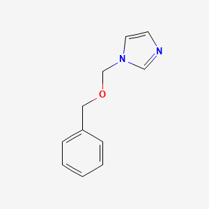 molecular formula C11H12N2O B8684972 1-Benzyloxymethylimidazole 