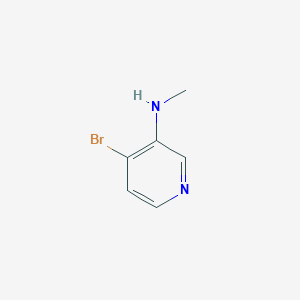 molecular formula C6H7BrN2 B8684977 4-bromo-N-methylpyridin-3-amine CAS No. 1352935-31-9