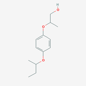 molecular formula C13H20O3 B8684994 2-{4-[(Butan-2-yl)oxy]phenoxy}propan-1-ol CAS No. 111809-59-7