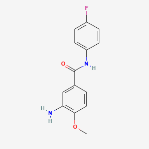 3-Amino-4-methoxy-N-(4-fluorophenyl)-benzamide