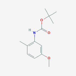 molecular formula C13H19NO3 B8685029 tert-Butyl (5-methoxy-2-methylphenyl)carbamate 