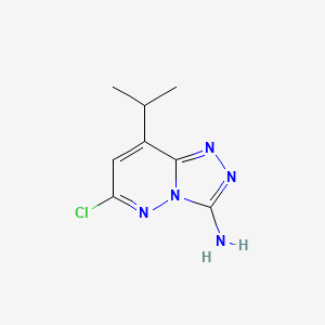 6-Chloro-8-isopropyl-[1,2,4]triazolo[4,3-b]pyridazin-3-ylamine
