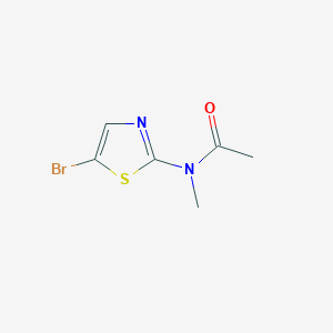 molecular formula C6H7BrN2OS B8685049 N-(5-Bromothiazol-2-yl)-N-methylacetamide 
