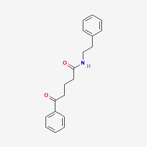 molecular formula C19H21NO2 B8685082 5-oxo-5-phenyl-N-(2-phenylethyl)pentanamide 