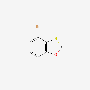 molecular formula C7H5BrOS B8685156 4-Bromobenzo[d][1,3]oxathiole CAS No. 87474-09-7