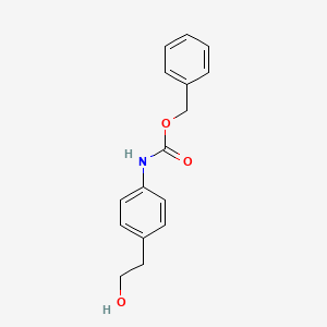 molecular formula C16H17NO3 B8685251 4-Benzyloxycarbonylaminophenethyl alcohol 
