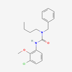 N-Benzyl-N-butyl-N'-(3-chloro-2-methoxyphenyl)urea