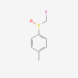 molecular formula C8H9FOS B8685400 1-(Fluoromethylsulfinyl)-4-methylbenzene CAS No. 65325-67-9