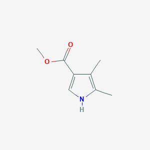molecular formula C8H11NO2 B8685404 Methyl 4,5-dimethyl-1H-pyrrole-3-carboxylate 