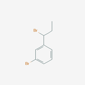 molecular formula C9H10Br2 B8685411 1-Bromo-3-(1-bromopropyl)benzene 