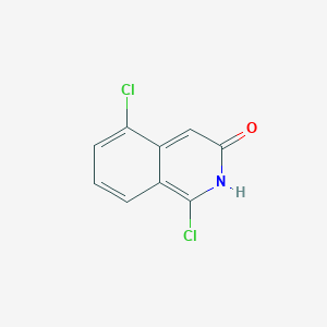 molecular formula C9H5Cl2NO B8685421 1,5-Dichloroisoquinolin-3-ol 