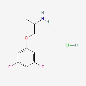 molecular formula C9H12ClF2NO B8685473 1-(3,5-Difluorophenoxy)propan-2-amine hydrochloride 