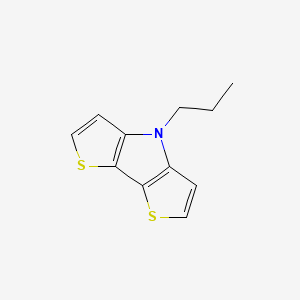 molecular formula C11H11NS2 B8685500 4-Propyl-4H-dithieno[3,2-b:2',3'-d]pyrrole 