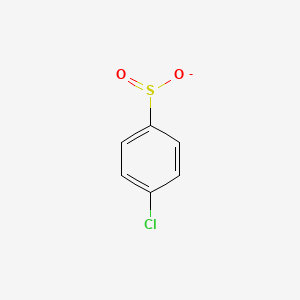 molecular formula C6H4ClO2S- B8685509 (4-Chlorophenylsulfonyl)radical 