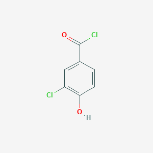 molecular formula C7H4Cl2O2 B8685572 3-Chloro-4-hydroxybenzoyl chloride CAS No. 59595-94-7