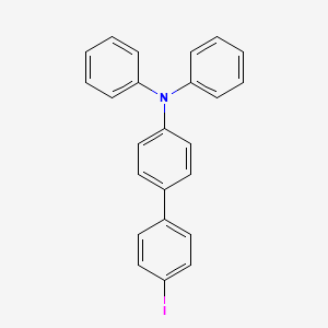 molecular formula C24H18IN B8685726 N-(4'-iodo-4-biphenylyl)-N,N-diphenylamine CAS No. 167218-38-4