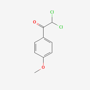 molecular formula C9H8Cl2O2 B8685736 2,2-Dichloro-1-(4-methoxyphenyl)-ethanone CAS No. 29003-60-9