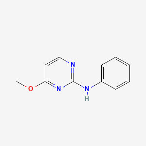molecular formula C11H11N3O B8685781 4-methoxy-N-phenylpyrimidin-2-amine CAS No. 110235-28-4