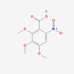 molecular formula C10H11NO7 B8685796 2,3,4-Trimethoxy-6-nitrobenzoic acid 