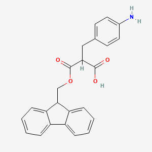 molecular formula C24H21NO4 B8685827 FMoc-3-(4-aminophenyl)propionic acid 
