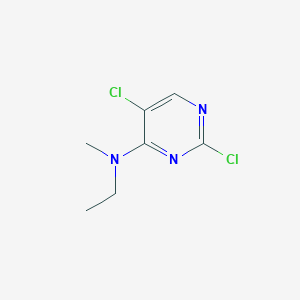 molecular formula C7H9Cl2N3 B8685914 2,5-dichloro-N-ethyl-N-methylpyrimidin-4-amine 