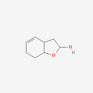 molecular formula C8H12O2 B8685949 2,3,3a,6,7,7a-Hexahydro-1-benzofuran-2-ol CAS No. 43087-49-6