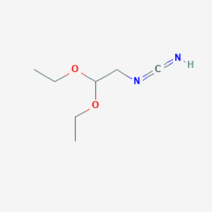 molecular formula C7H14N2O2 B8686001 N-(2,2-diethoxyethyl)carbodiimide CAS No. 185312-09-8
